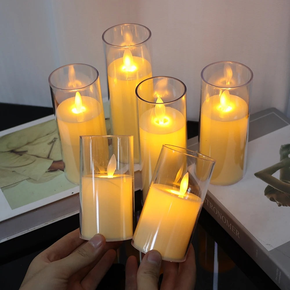 LumaCandles® - Velas Decorativas LED Pack x3